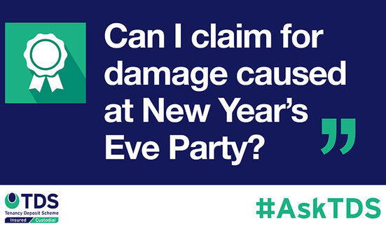 #AskTDS: Can I claim for damage caused at a New Year’s Eve party?