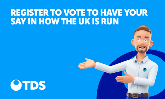Register to vote to have your say in how the UK is run